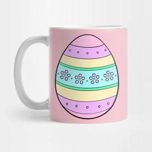 Pastel Floral Easter Egg Mug